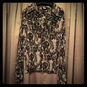 Studio 1940 Shear Bohemian Blouse